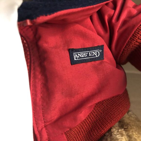 VTG 1997 Lands End Explorer Bears Bearon Von Oops Gund Stuffed Plush Animal Bear - Picture 13 of 15